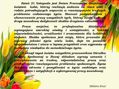 Dzień Pracownika Socjalnego