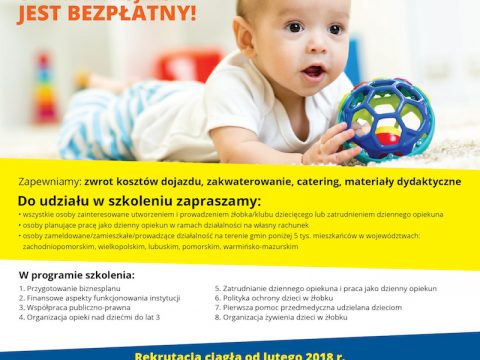 Projekt zakładanie żłobków i klubików dziecięcych